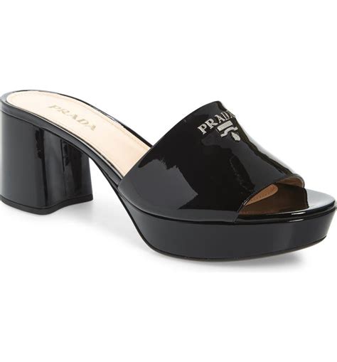 prada sliders womens|prada heels platform.